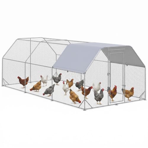 PawHut Walk-In Chicken Run
