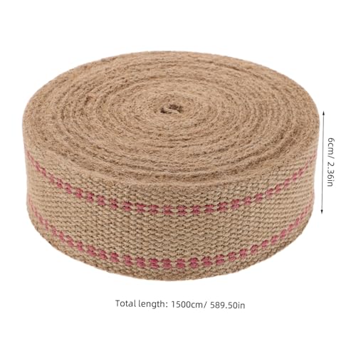 Sangle robuste en toile de jute pour réparation de chaise et déco