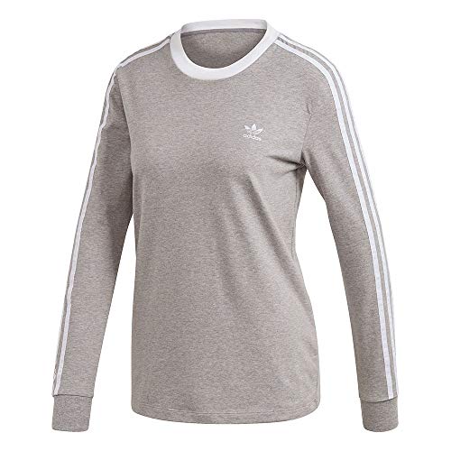 Adidas 3 Str Ls, Maglietta Maniche Lunghe, Donna