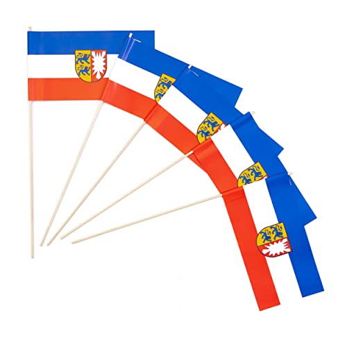Everflag Papierfähnchen: Schleswig-Holstein mit Wappen 500er Packung