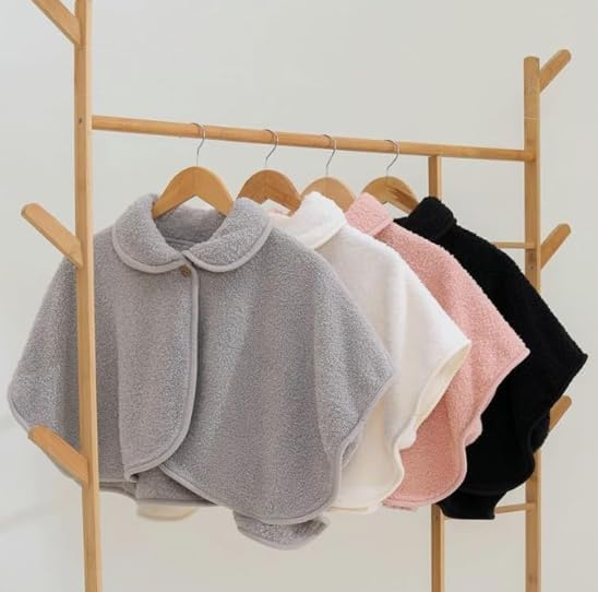 Women Warm Fleece Cloak Shawl Winter Thermal Shoulder Wrap Poncho Cape Wearable Plush Blanket Shrug Sherpa Scarf Coat - Image 5