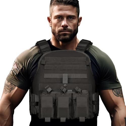 GFIRE Tactical Vest Airsoft Lightweight Modular 3D Breathable Quick