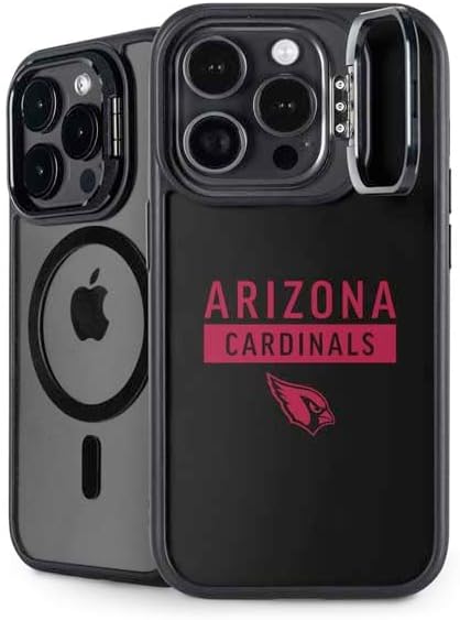 Skinit Kickstand Phone Case Compatible with iPhone 15 Pro Max - Officially Licensed NFL Arizona Cardinals Design