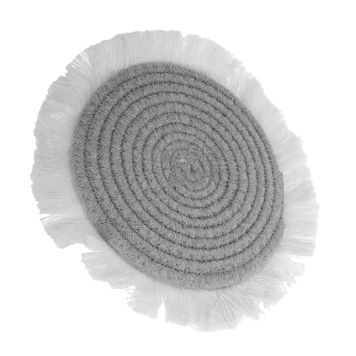 SHOWERORO Cotton Rope Placemat Heat Resistant Pot and Pan Protectors Boho Decor Hot Mats for Countertop Kitchen Decor Accessories