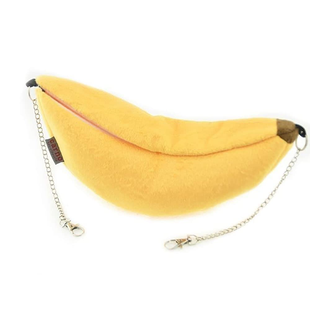 Letto E Altalena A Banana Per Criceti - In Cotone Morbido, Per Piccoli Animali Domestici E Uccelli