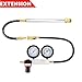 altivox Multi-Function Cylinder Leak Down Tester Automotive Kit Gasoline Engine Compression Tester Dual Gauge Leakdown Detector Tool Set for Pressure Check & Leakage Rate Test with Extension Rod
