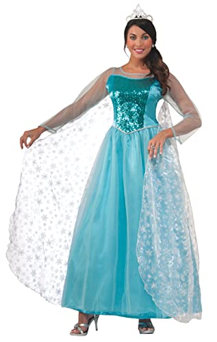 Forum Novelties Women's Princess Krystal Costume, Blue, Standard