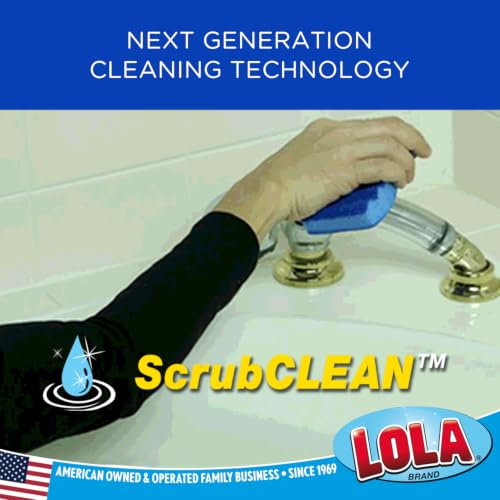 Image of LOLA All Purpose Scrub Sponge, 12 Pack, Made in USA Scrub Sponge- Superior Technology, Non-Scratch, Long Lasting - Dishes, Mugs, Non-Stick Cookware
