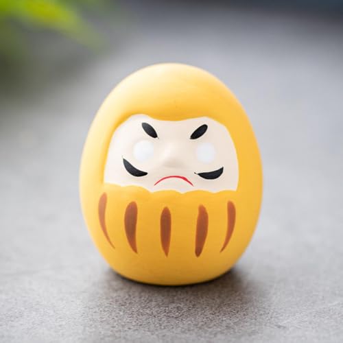 Estátua de cerâmica japonesa Daruma, copo Daruma, artesanato, adorno da sorte, paisagem, boneca Daruma, Feng Shui, decoração de casa, presente, adorno de boa sorte
