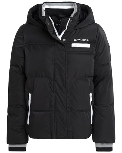 Spyder Girls Puffer Jacket - Insulated Hooded Coat