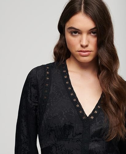 Robe Superdry Robe à dentelle et manches longues EU - vue 2