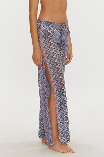 BECCA Sundown Crochet Knit Pants, Casual, Split Leg, Beach Cover Ups for Women2
