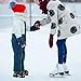 Jorzer .1 PairToddler Ice Skates, Adjustable Kids Ice Skates with Strong Belt Buckle for Winter Toddler Beginner Training Aid Shoes, Black Sporting_Goods.