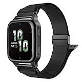 Materiali sostenibili di prima qualità: Realizzato in nylon morbido ed estensibile, ideale per l'uso quotidiano e attivo con il Garmin Venu 2 Plus. La chiusura in acciaio inossidabile aggiornato è doppiamente placcata per evitare lo sbiadimento. I connettori in TPU ad alta resistenza e le aste telescopiche in metallo allungate durano a lungo anche sotto i test di tensione. La funzionalità lo rende un regalo fantastico per padri, amici e qualsiasi appassionato di sport.