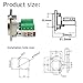 PENGLIN 2PCS RJ45 Panel Mount Screw Terminal Adapter, RJ45/8P8C Female Panel Mount Connector, RJ45 Solderless Terminal Cat5E Ethernet Extender