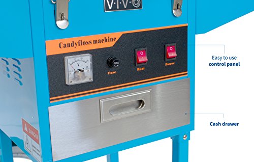 Commercial Candy Floss Machine Cart