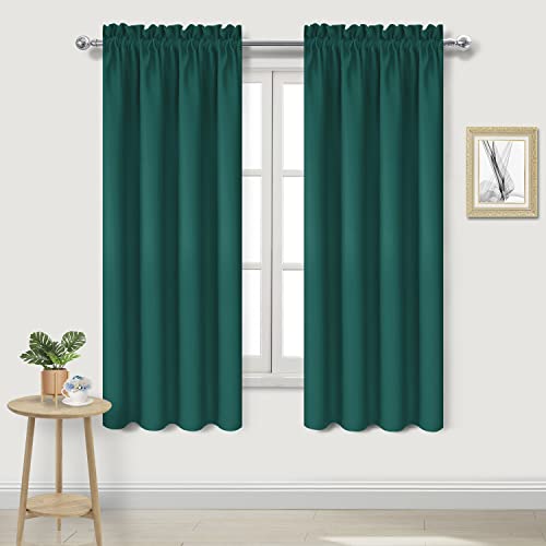 DWCN Blackout Curtains for Bedroom Living Room 42 x 63 Inch Long 2 Panels