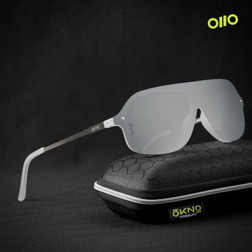 Image of OKNO Eyewearlabs | Polarized Branded Stylish Sunglasses For Men & Women | 100% UV Protection Shades | Cricket Sports Cycling Driving | Medium | SKYE | HIRO | NICO | CARTER