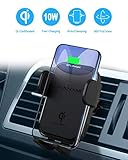【2 in 1: KFZ Handyhalterung & Induktive Ladestation】NANAMI wireless charger auto Nicht nur als Lüftungshalterung, sondern auch als DRAHTLOSES LADEGERÄT. Kombinieren Sie das kabellose Ladegerät kreativ mit dem Autohandyhalter in einem Gerät. Suche kabel ist nicht mehr nötig im Auto, während der Fahrt können Sie mit Ihrem Handy gleichzeitig laden und navigieren ohne das Sie Kabel suchen und in die Ladebuchse stecken müssen,bieten Ihnen eine sichere Fahrerfahrung.