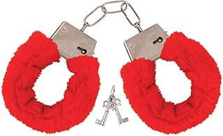 Fluffy Handcuffs Metal Comfortable Soft Plush Fur Handcuff With 2 Keys Police Role Play Costume Props Accessories Adults Play Party Toys Supplies For Lover Couple Ideal For Stage And Hen Nights