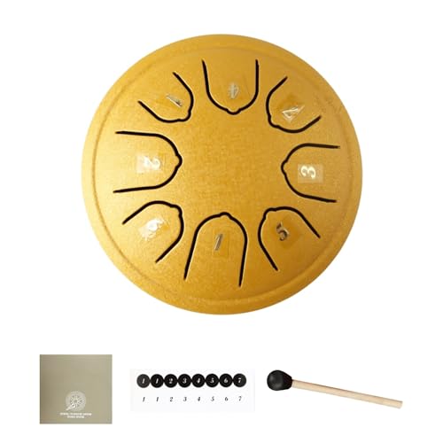 Steel Tongue Drum para Jardín 8 Notas 4.5 Pulgadas miniatura 1