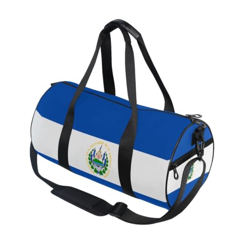 Bolsa de lona redonda con bolsillo interior para organizar tu ropa deportiva