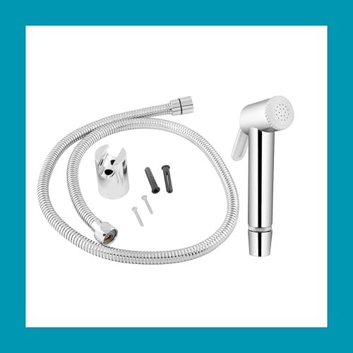 Image of SPARROW High Pressure ABS Toilet Jet Spray Set for Bathroom | Chrome Finish Handheld Health Faucet Set | Multipurpose Bidet Sprayer for Toilet, Basin, Pet Cleaning & Personal Hygiene