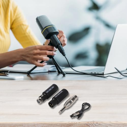 Adaptador XLR inalámbrico de 24 bits y 192 kHz con transmisor de 300 mAh 4
