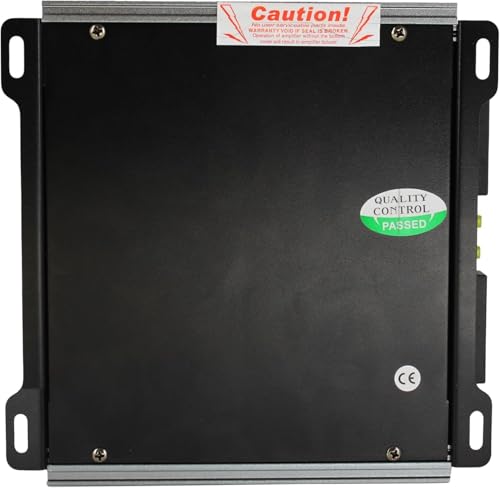 Excalibur X275.2 Auto Verstärker HiFi Stereo 2 Kanal 1300 Watt- Kfz Mini Verstärker Mit 2 x 650 Watt Endstufe Auto, Bass-Boost 12 dB, Variable Frequenzweiche, Remote Anschluss, Subwoofer Bridge Modus