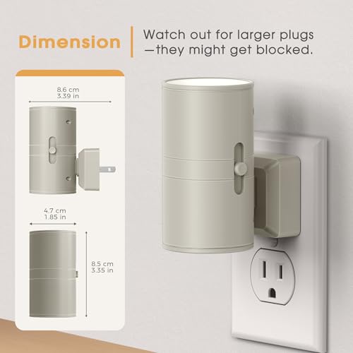 Image of Briignite Night Lights Plug into Wall, Modern LED Night Light Plug in