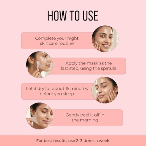 Image of Dr. Sheth's Collagen & Vitamin C Overnight Wrapping Mask | Firms & Brightens Skin | Deep Hydration for Plump | Dewy Glow | 50 ml