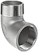 Stainless Steel 316 Cast Pipe Fitting, 90 Degree Street Elbow, Class 150, 1-1/4" NPT Male X Female