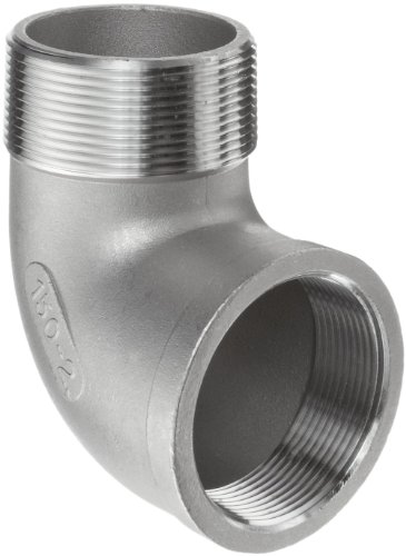Stainless Steel 316 Cast Pipe Fitting, 90 Degree Street Elbow, Class 150, 1-1/4