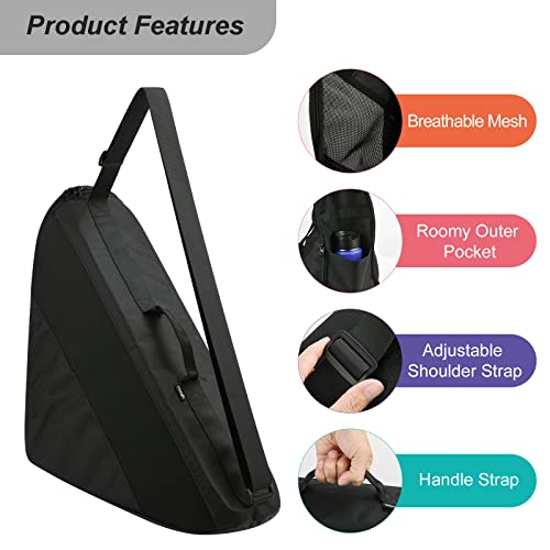 Cosmos Roller Skate Bag, Breathable Mesh Ice-Skating Bag, Shoes Storage Bag Multi-Skates Accessories Bag For Carrying Roller Skates, Inline Skates, Ice Skates, Ice Hockey Skates #TOP2