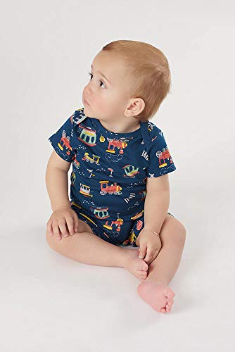 Body Manga Curta em Suedine, Up Baby, Meninos, Abstrato 975, 01