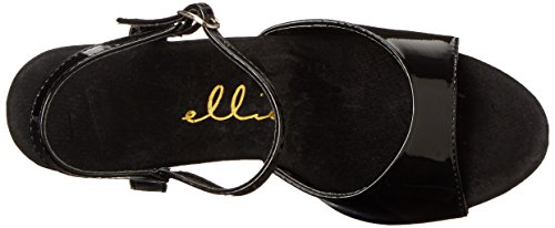 Ellie Shoes Juliet Faux-Leather Platform Dancer Sandals #TOP6