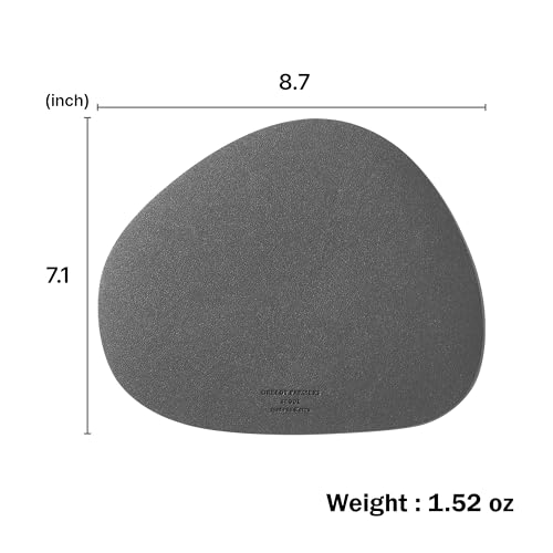 Image of GREEDY FARMERS Mouse pad, Non-Slip Washable Waterproof Computer Mouse pad (Dark Grey)