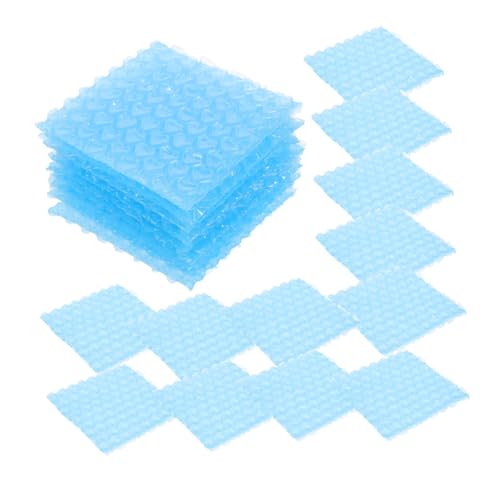 Cabilock 100pcs Bubble Mailer Pouches Heart Shape Protective Packaging for Glasses Electronics Pp Material and Impact-resistant