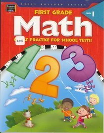 Math, Grade 1 (Skill Builder) 1586107429 Book Cover