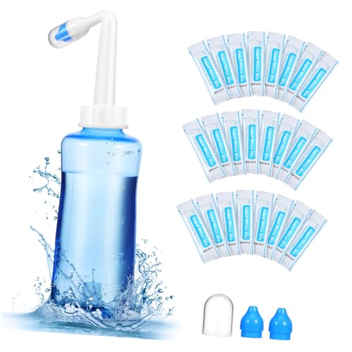 Holibanna Botella De Enjuague Nasal De 500 Ml De Irrigación Nasal Válvula Automática Sin Antideslizante