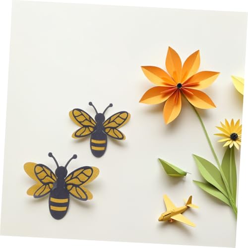 Vinilos decorativos 3D abejas removibles Veemoon, set de 12 miniatura 7