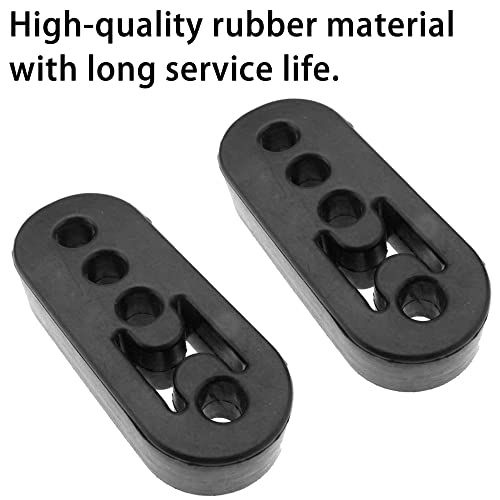 2pcs Staffa di Scarico in Gomma Scarico Marmitta