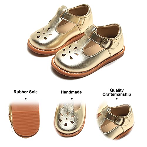 Image of Felix & Flora Toddler Little Girl Mary Jane Dress Shoes - Ballet Flats for Girl Party School Shoes