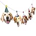 Golden Retriever Dogs Birthday Party Banner Decoration