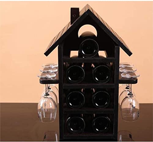 Soporte para botellas de vino RUVOO madera 4 niveles miniatura 7