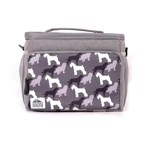 BiggDesign Cats Heat Insulated Bag, Cooler Lunch Box, Waterproof and Leakproof Insulated Lunch Bags for Men and Women, Picnic Cooler Bags, Adult Lunch Boxes, 10 L, Gray Cover