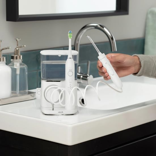 Waterpik Sensonic Complete Care Water Flosser CC-04 White Rechargeable Electric Toothbrush