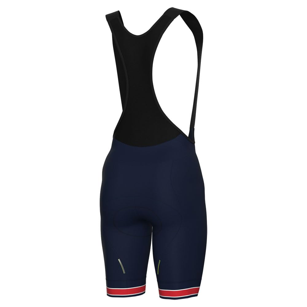 Alé Men's British Cycling Official Prime Bib Shorts, XL Navy Blue