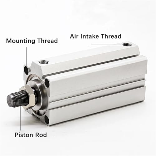 Cylindre pneumatique SDA32 double effet long 150mm piston compact aimant