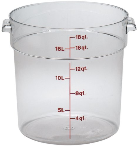 Image of Camwear Polycarbonate Round Food Storage container, 18 Quart